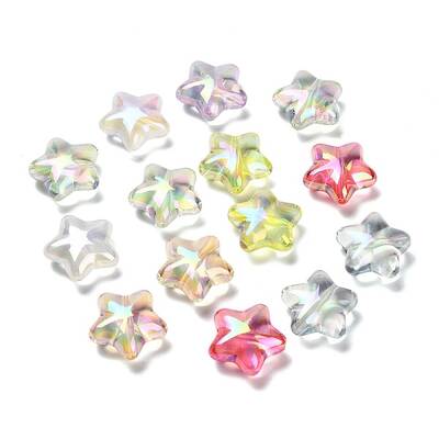 UV Plating Transparent Acrylic Beads