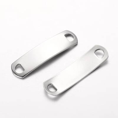 Tarnish Resistant Rectangle 304 Stainless Steel Links connectors