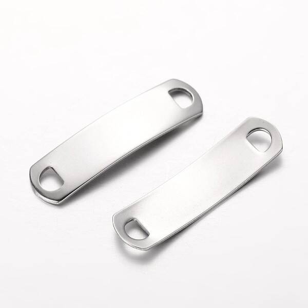 Tarnish Resistant Rectangle 304 Stainless Steel Links connectors
