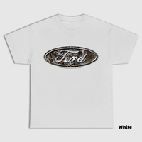 Ford Logo Realtree Camo Logo Black Tee Tshirt, for Men, for Women Menswear Retro Classic T-Shirt