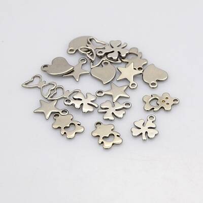 Tarnish Resistant Mixed 304 Stainless Steel Charms Pendants