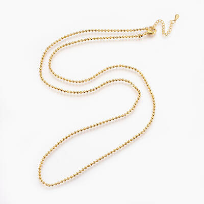 Brass Ball Chain Necklaces
