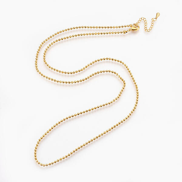 Brass Ball Chain Necklaces