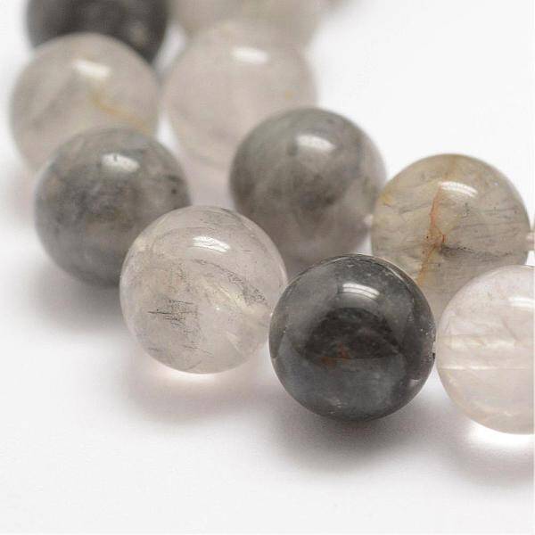 Natural Cloudy Quartz Beads Strands