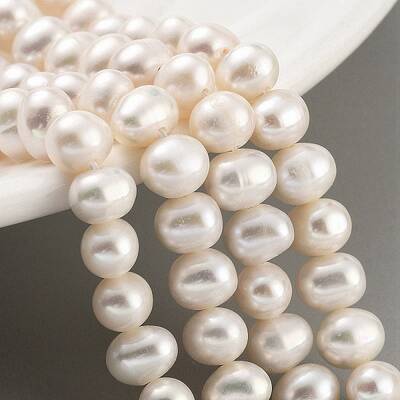 Natural Cultured Freshwater Pearl Beads Strands