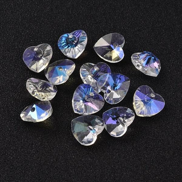 Romantic Valentines Ideas Glass Charms