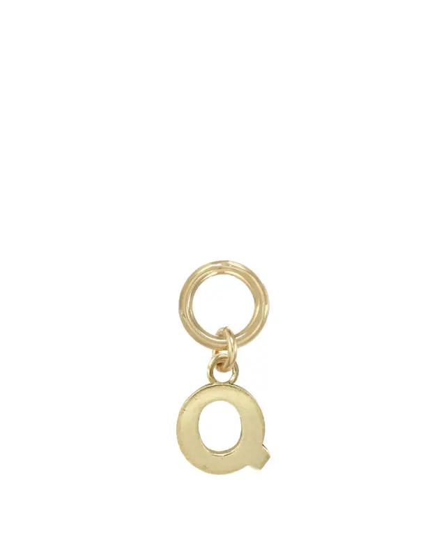 One Love Initial Charms | Metal Color: Gold | Style: Q