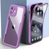 [Free !ship] Clear Screen Protector Case For iPhone 16 15 14 13 Pro Max 12 11 XS  Full Cover