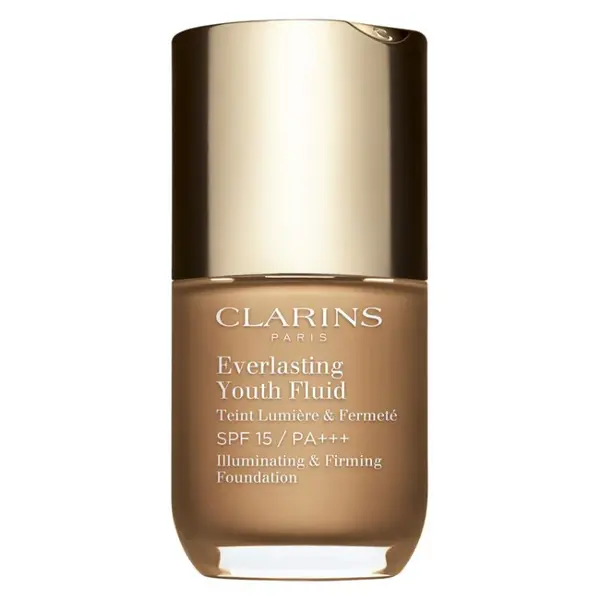 Clarins Everlasting Youth Illuminating and Firming Fluid Foundation - Liquid Makeup 30 ml shade 114