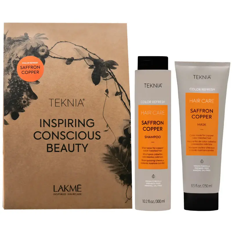 Lakme Teknia Color Refresh Saffron Copper Kit - 300+250ml