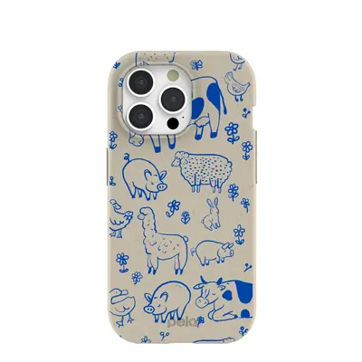 London Fog Happy Farmyard iPhone 15 Pro Case