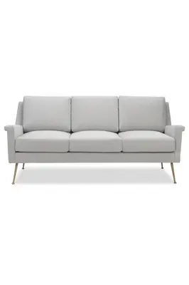 Gray Velvet 3-Seater Sofa | Liang & Eimil Lidmar
