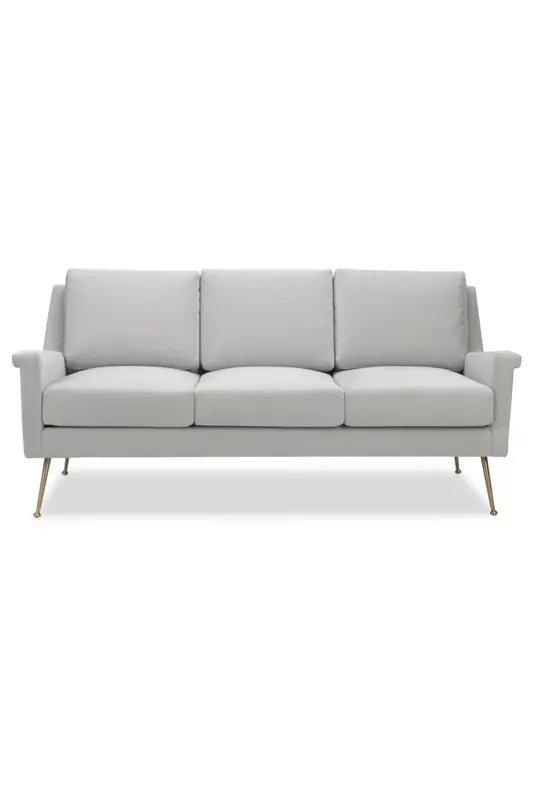 Gray Velvet 3-Seater Sofa | Liang & Eimil Lidmar