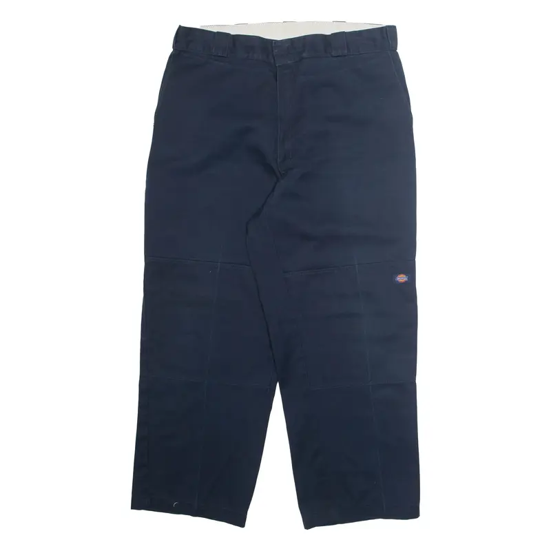 DICKIES Chino Mens Trousers Blue Regular Straight W38 L30