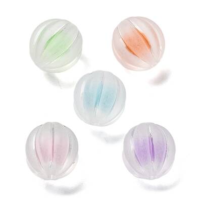 Frosted Transparent Acrylic Beads