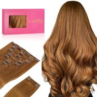 WENNALIFE 150g Clip in Hair Extensions Real Human Hair 9pcs Human Hair Extensions Clip In #fathersdaygift