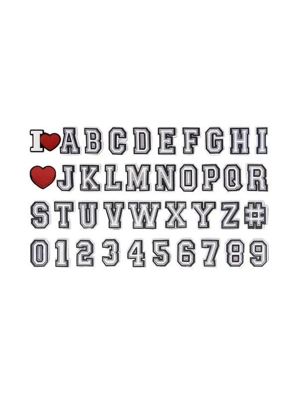 Unisex Cute Number & Letter & Heart Design Clogs Charms for Girlfriend, 39pcs Trendy Novelty Clogs Ornaments for Women, Chic ...