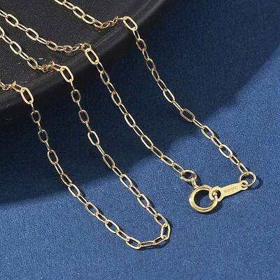 Brass Cable Chain Necklaces for Women Men