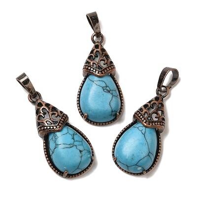 Synthetic Turquoise Pendants