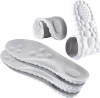 Soft Elastic Breathable Shoe Insoles, 1 Pair Comfortable Sports Insoles, Sweat Absorbent, Lightweight and Soft Insoles for Co...