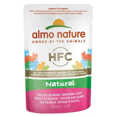 Almo nature HFC Natural Chicken and Salmon - 55GR