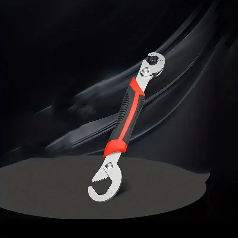 Double-ended Adjustable Wrench, Multi-functional Wrench Tool with Adjustable Jaw Width, Ideal for Professional Craftsmen