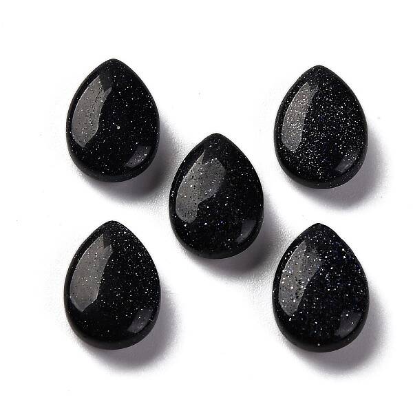 Synthetic Blue Goldstone Beads