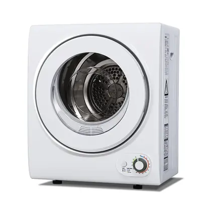 Euhomy 110V Portable Clothes Dryer 850W Compact Laundry Dryers 1.5 cu.ft Front Load Stainless Steel Electric Dryers Machine w...
