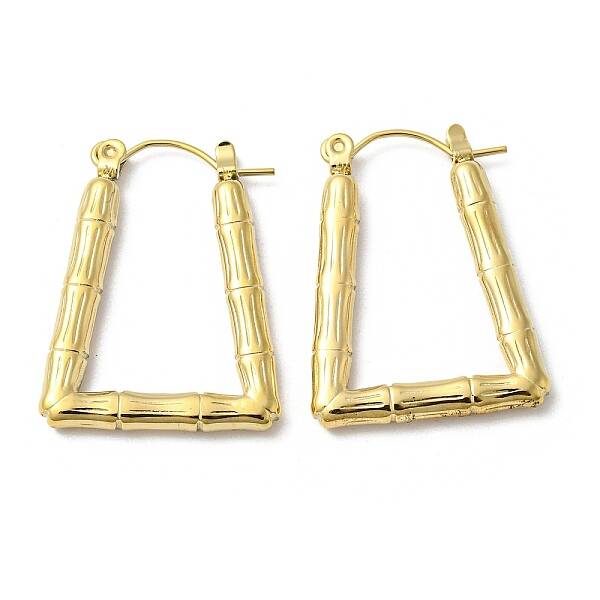 Ion Plating(IP) 304 Stainless Steel Hoop Earrings