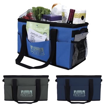 20 Promotional Medium Utility Tote - Collapsible & Multi-Pocket