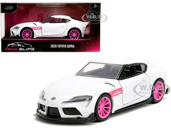 2020 Toyota Supra White Metallic with Pink Wheels \