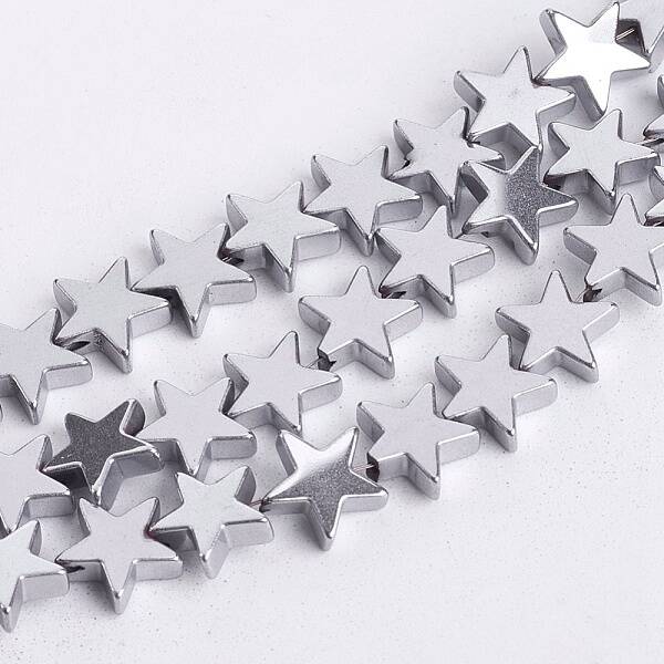 Non-magnetic Synthetic Hematite Beads Strands