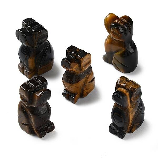 Natural Tiger Eye Carved Healing Figurines