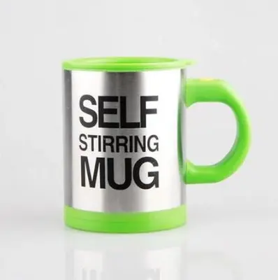Automatic  Self Stirring  Smart Mixer Thermal Cup | Color: Green