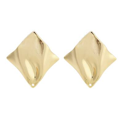 Brass Stud Earrings Findings