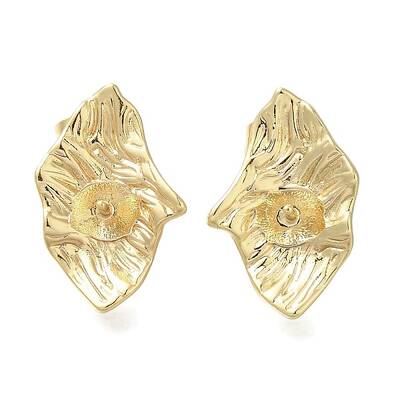 Brass Stud Earring Findings