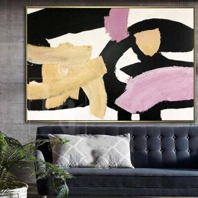 Large Oil Paintings On Canvas Modern Abstract Artwork Acrylic Painting Abstract | HEART SOUNDS