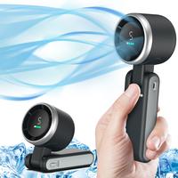 Portable Handheld Turbo Fan - 4000mAh Rechargeable, 5-Speed Cooling Fan, 10H Long Lasting, USB-C Fast Charging, Mini Desk Fan...