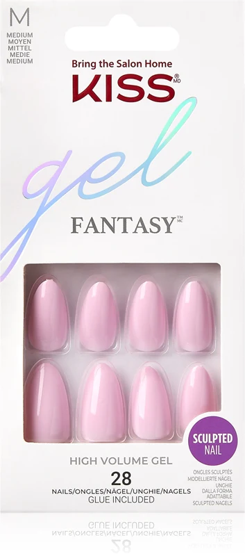 KISS Gel Fantasy High Volume Gel False Nails No Regrets 28pcs