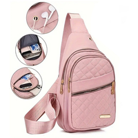 Small Sling Bakpack Crossbody Bags for Women Chest Bag Cross Body Bag Fanny Pack for Outdoors Hiking Traveling,Crossbody Smal...