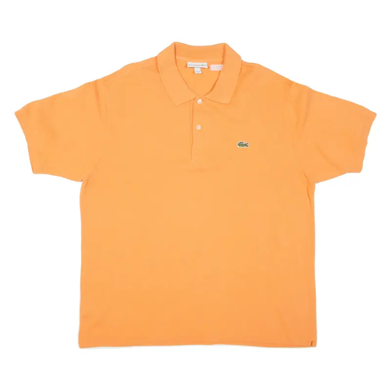 LACOSTE Mens Polo Shirt Orange XL