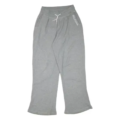 TOMMY HILFIGER Womens Joggers Grey Wide-Leg XS W24 L32