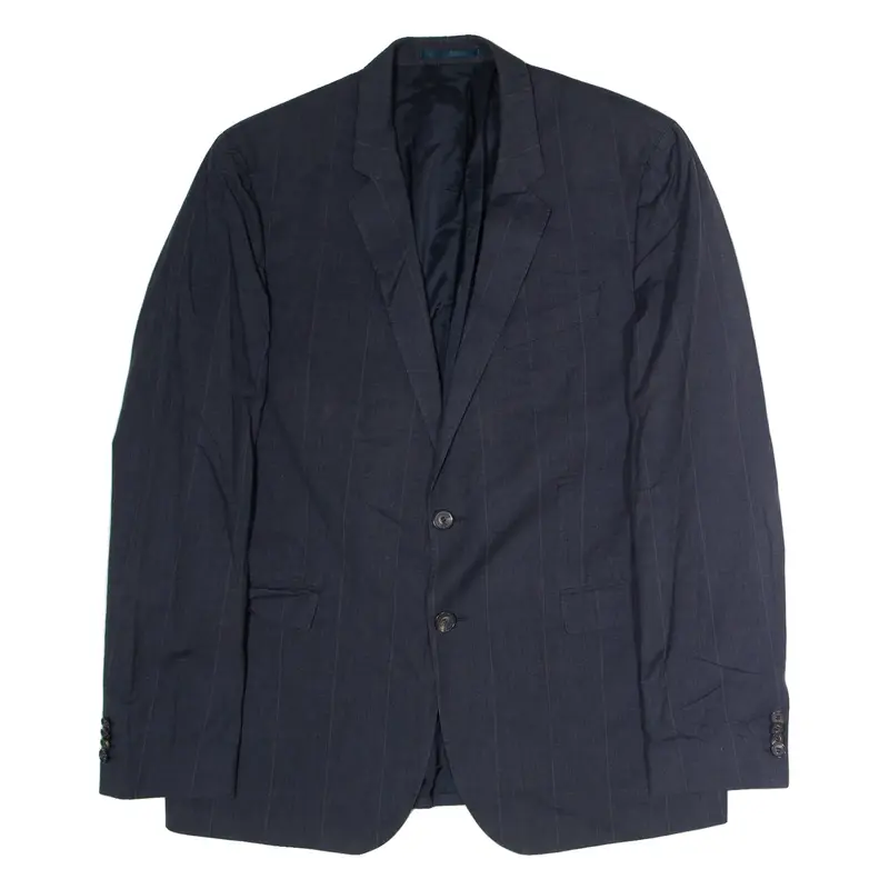 BOSS Ryan Mens Blazer Jacket Grey Pinstripe XL