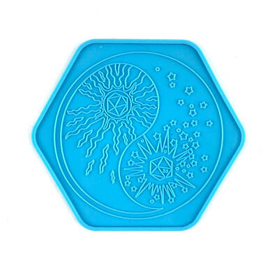 Hexagon Shape Dice Box Molds Food Grade Silicone Molds