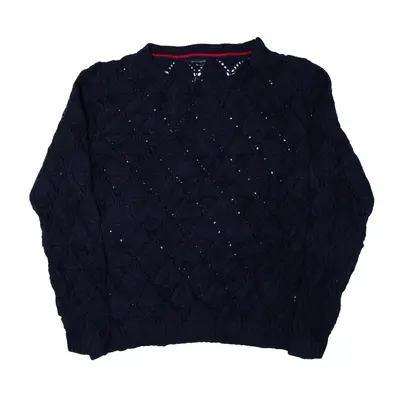 TOMMY HILFIGER Jumper Blue Argyle Mens XL