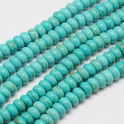 Synthetic Turquoise Beads Strands