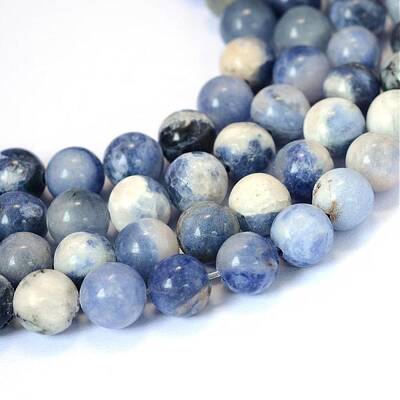 Natural Sodalite Round Bead Strands