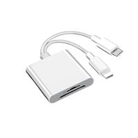 2 In 1 SD Card Reader, 1 Count Portable Type-C Card Reader for USB C Input Device, Dual Slots Memory Card Reader for Game, Pl...