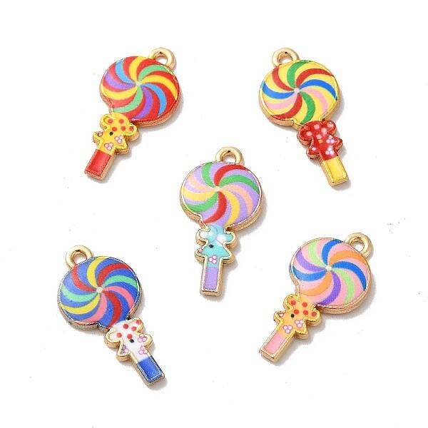 Alloy Enamel Pendants