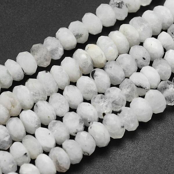 Natural Rainbow Moonstone Beads Strands